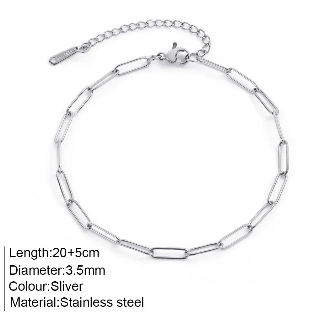 ✨ Stainless Steel Beach Anklet Jewelry