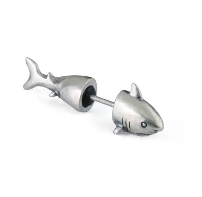 Cute Shark Stud Earrings