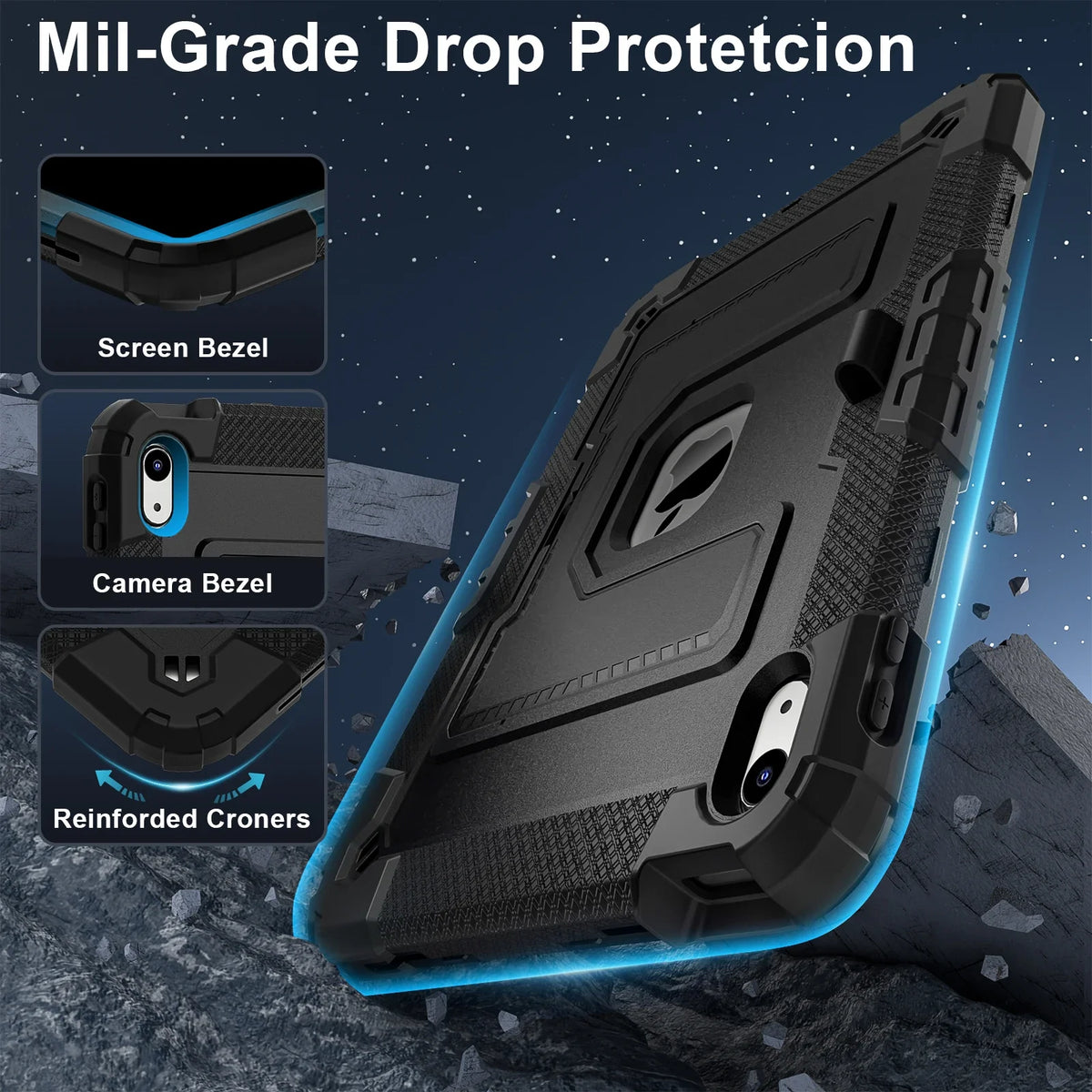 🧒 Kids Shockproof iPad Case