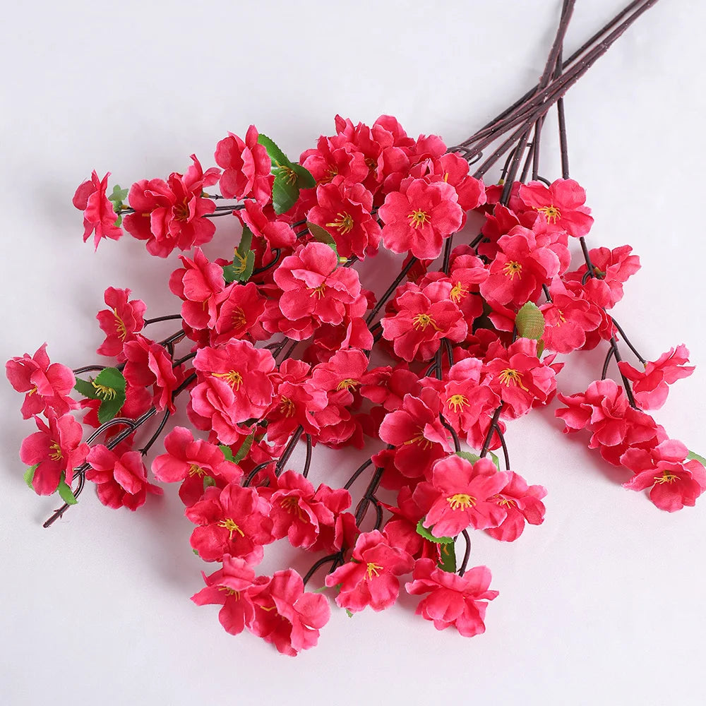 Artificial Peach Blossom Bouquet