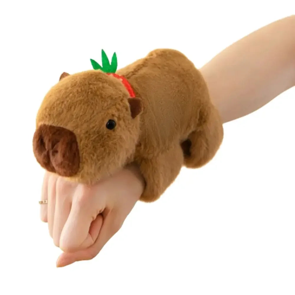 Capybara Plush Slap Bracelet