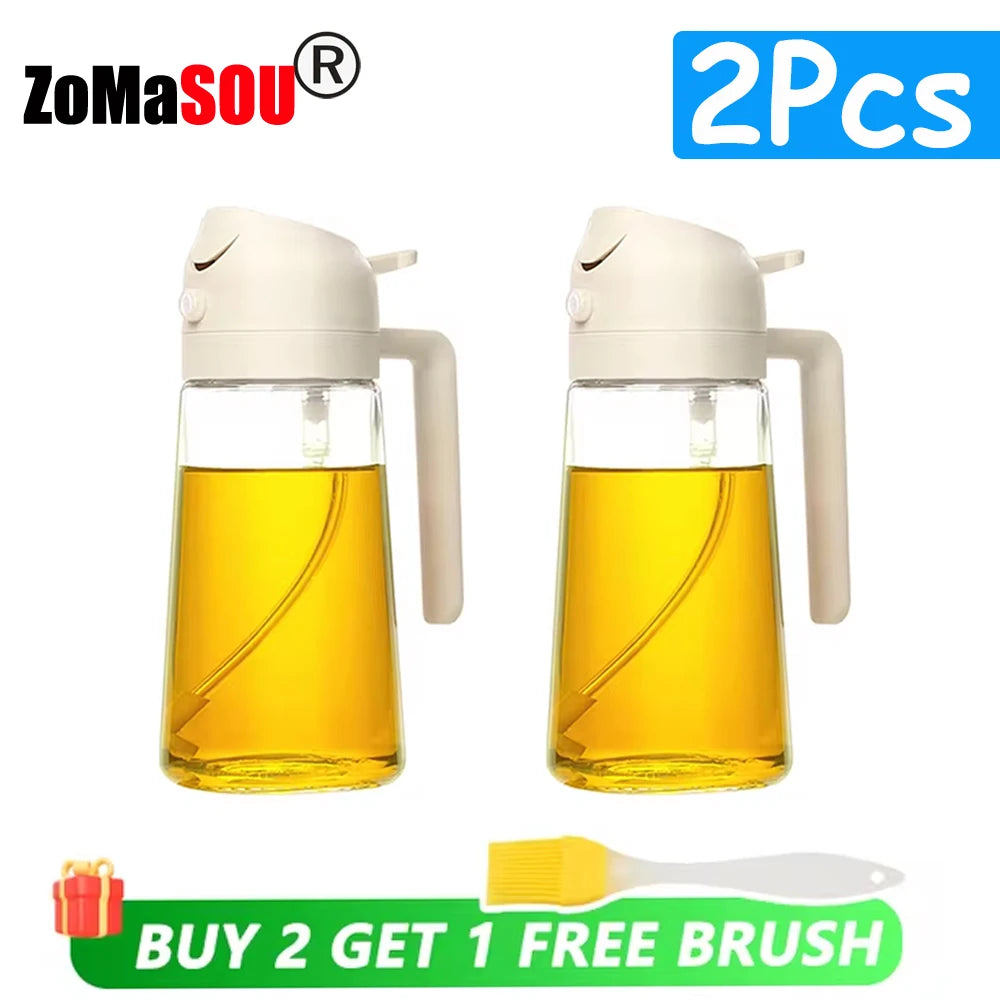 2-in-1 Oil Sprayer & Pourer Bottle