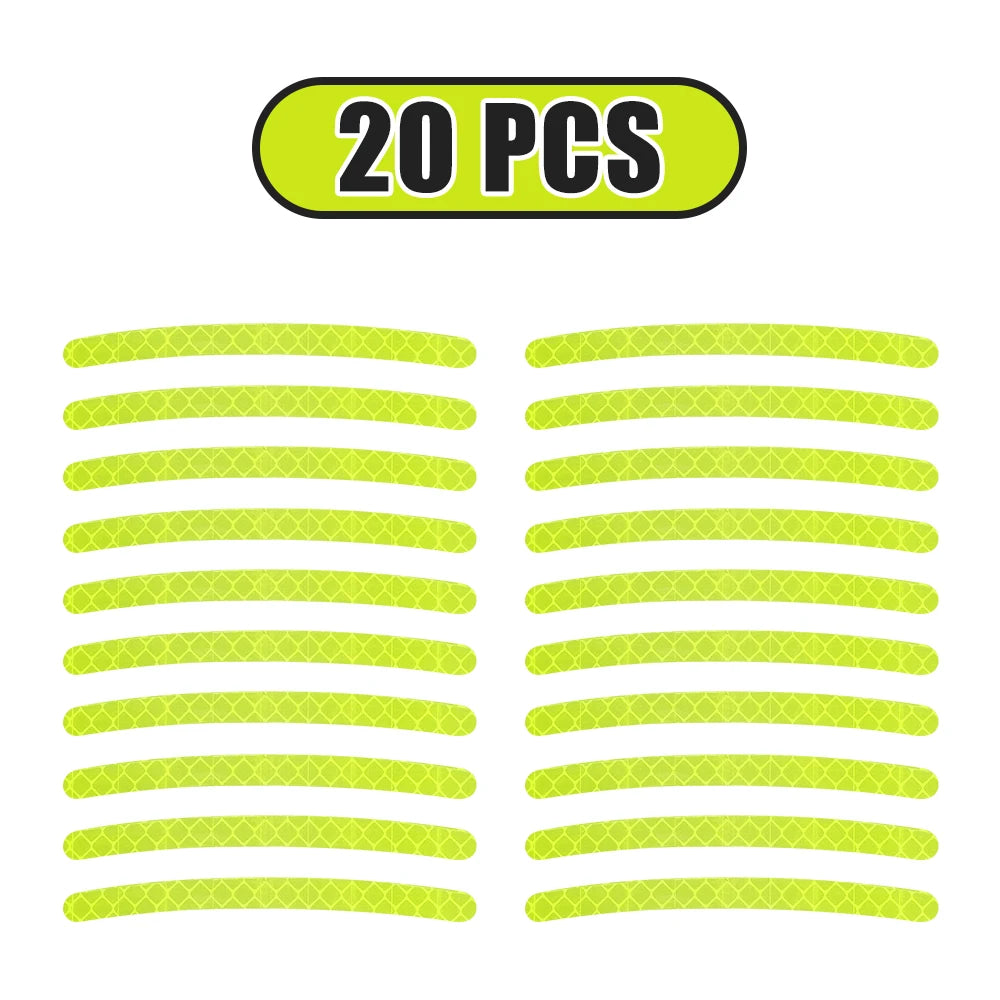 🚗 Reflective Wheel Rim Stripes