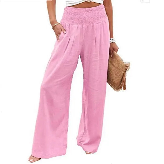 Elegant Linen Cotton Pants