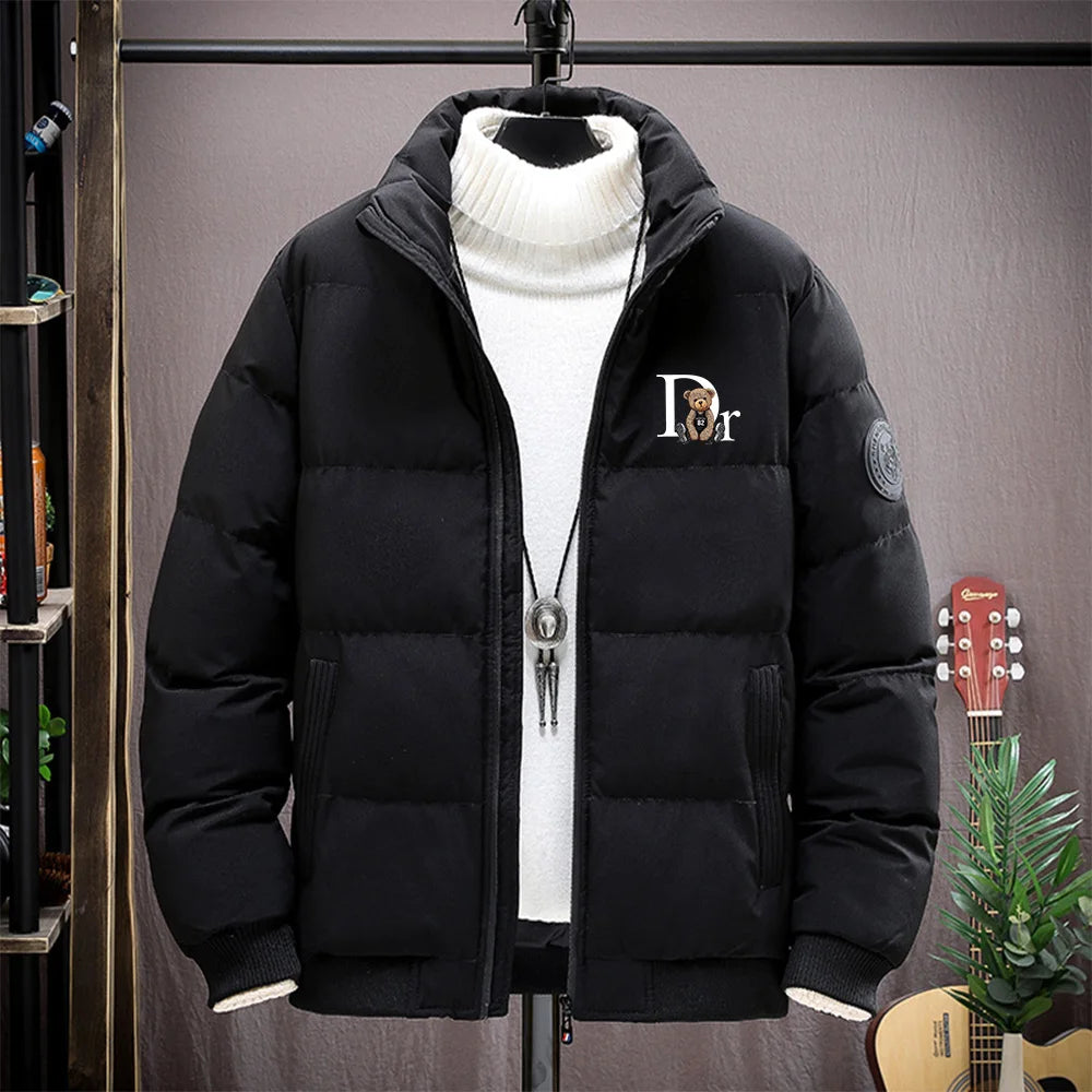 Men's Thick Puffer Bomber Jacket