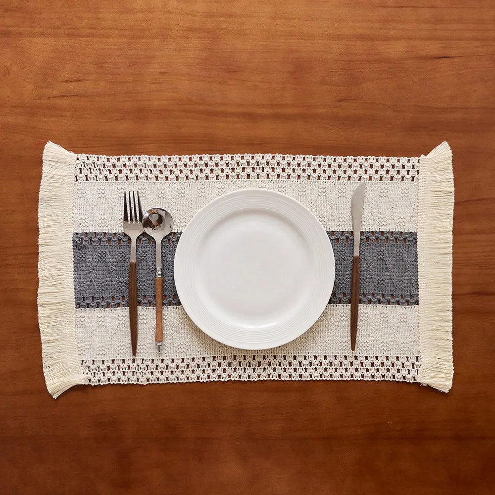 Woven Tassel Placemats