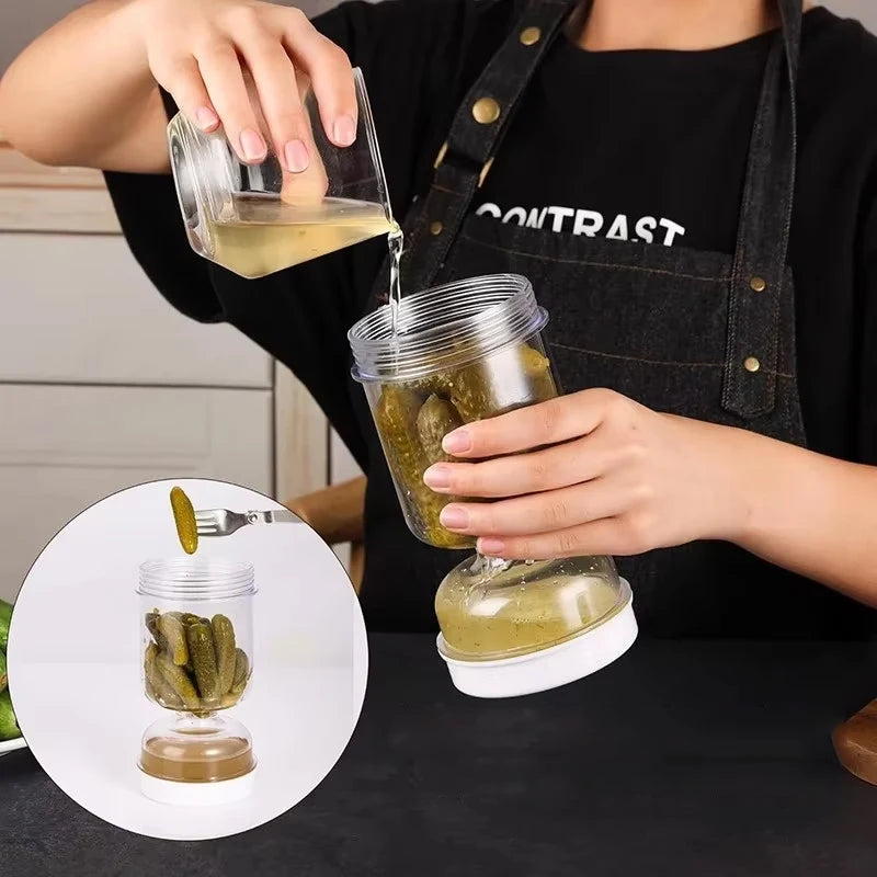 Pickle & Olive Strainer Jar