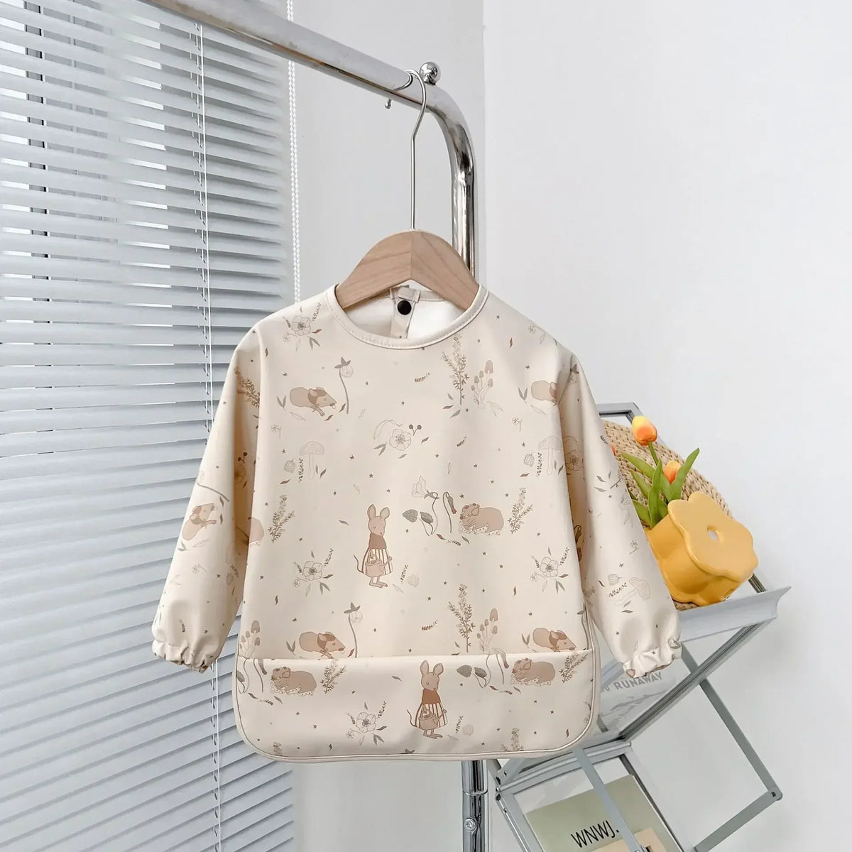 Waterproof Long-Sleeve Baby Bib