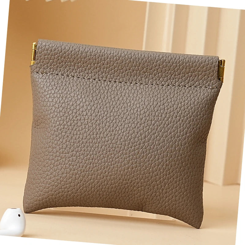 Self-Closing Mini Pouch Wallet