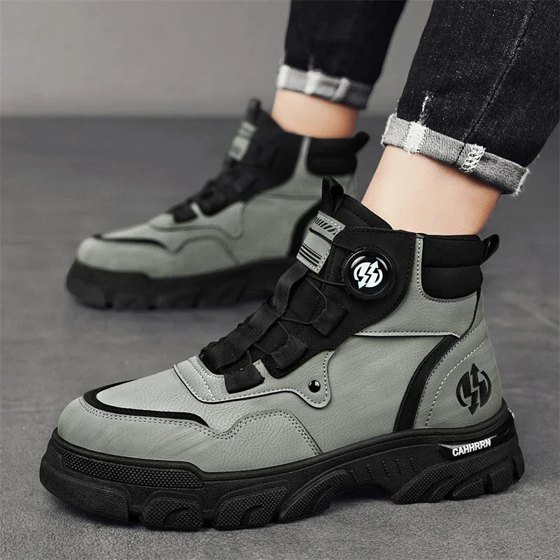 Men's Leather Combat Boots