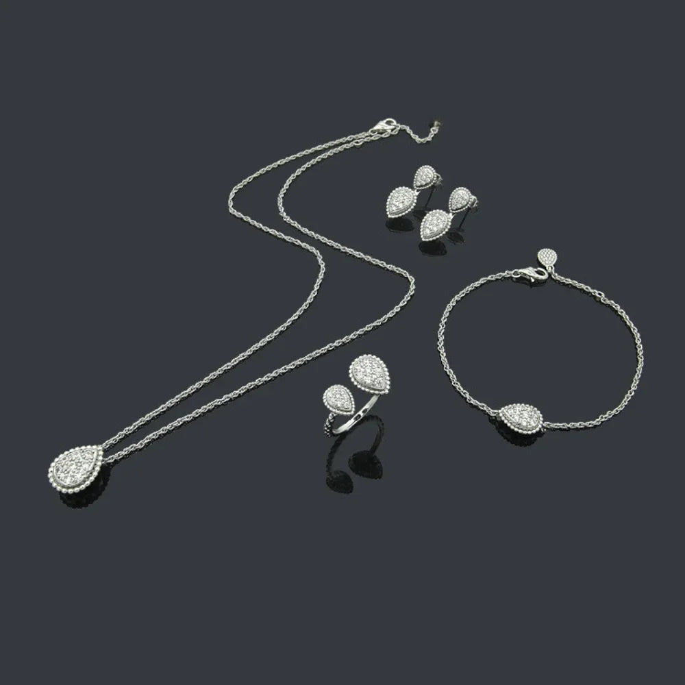 💧 Dewdrop Twist Chain Jewelry Set