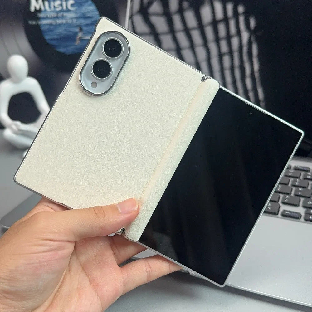 👔 Business Leather Fold Protection Case