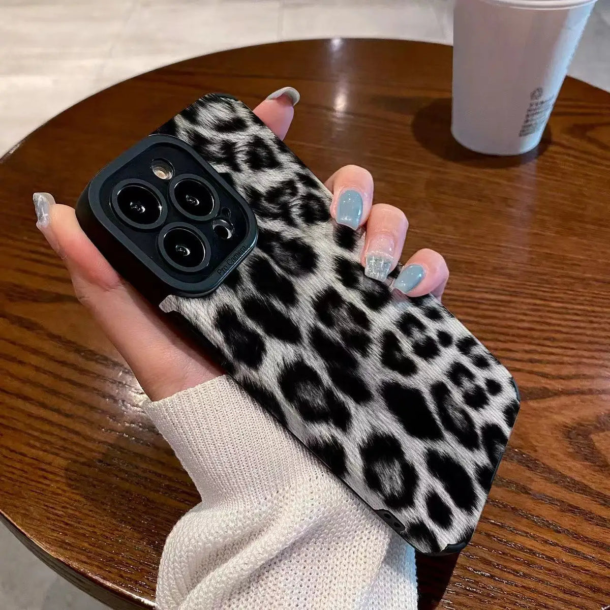 Leopard Print Silicone iPhone Case