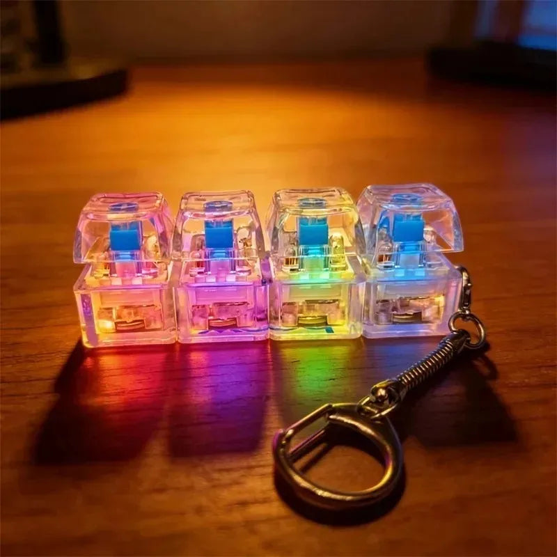 LED Keyboard Clicker Keychain