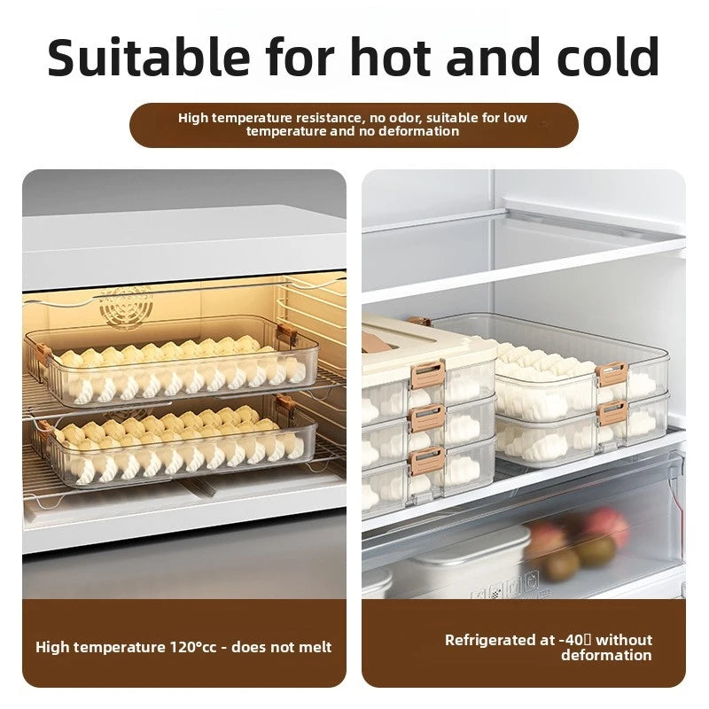 Multi-Layer Dumpling Freezer Box
