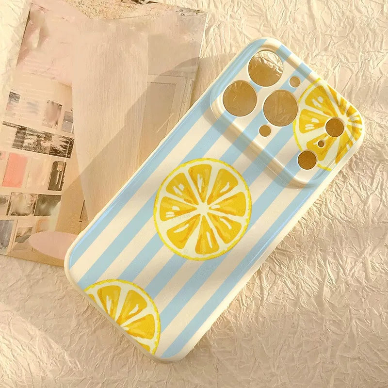 🍋 Watercolor Lemon Slice Phone Case