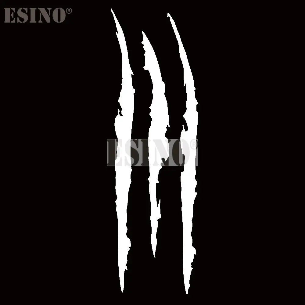 👻 Ghost Claw Scratch Car Sticker