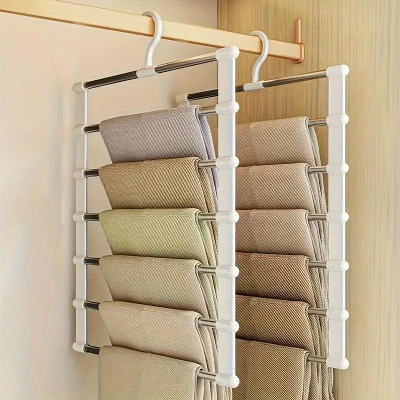 Space-Saving Multi-Layer Pants Hanger