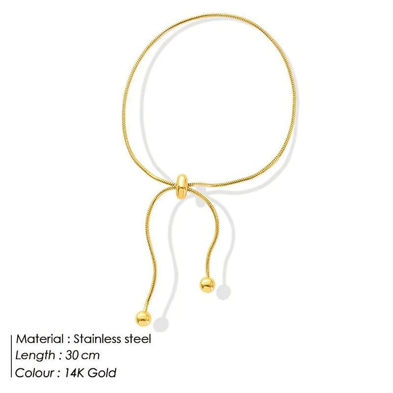 Gold Snake Chain Anklet