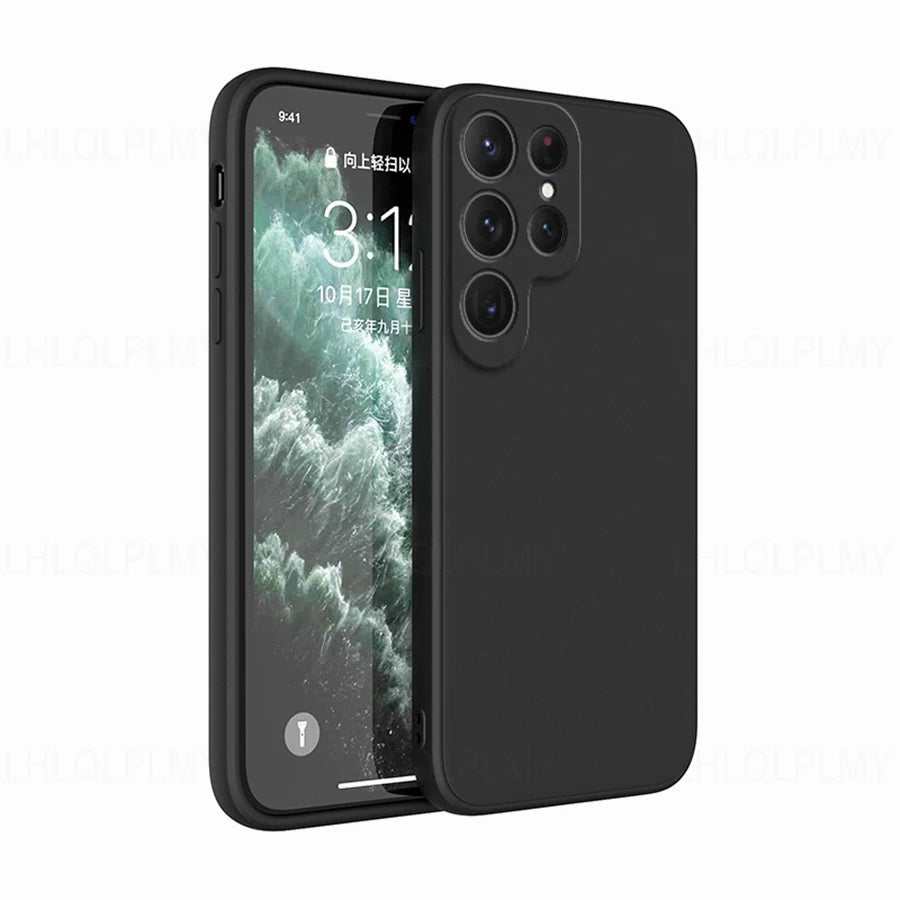 🟦 Square Liquid Silicone Case