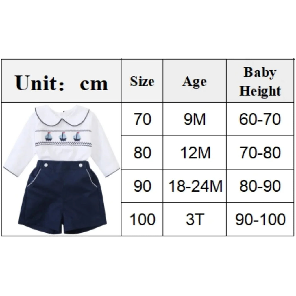 Baby Boy Smocked Gentleman Outfit