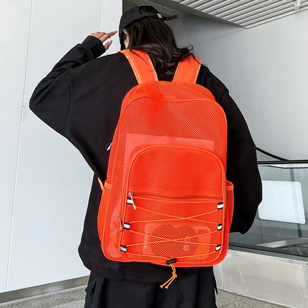 Mesh Gym & School Backpack