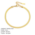 Gold Snake Chain Anklet