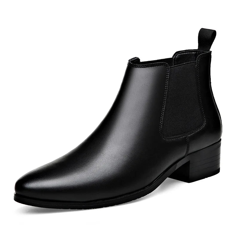 Men's Classic Leather Dress Boots