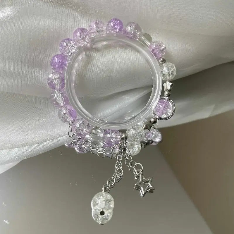 Lucky Bead Butterfly Charm Bracelet