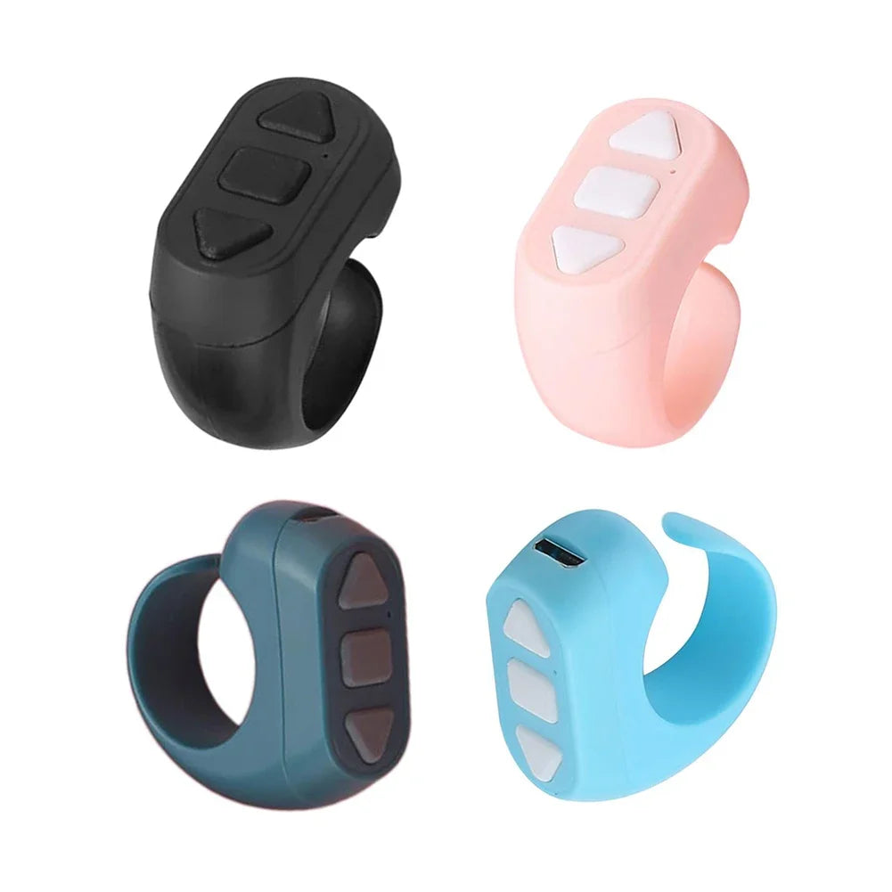 💍 Wireless Bluetooth Selfie Ring Remote
