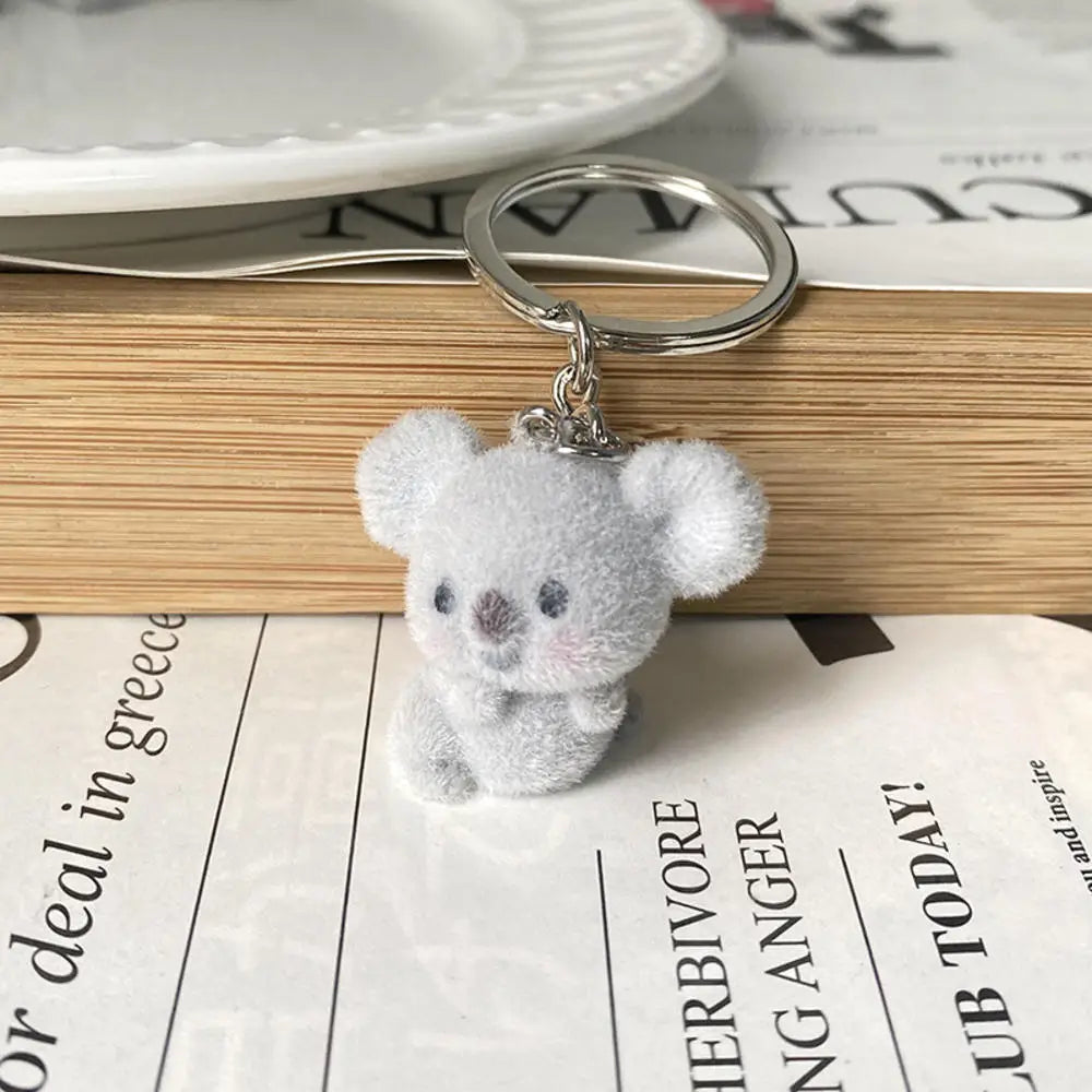 Fluffy Animal Keychains