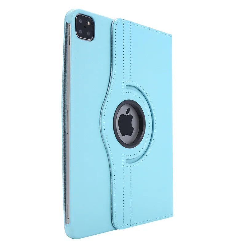 🔄 360° Leather Stand Case