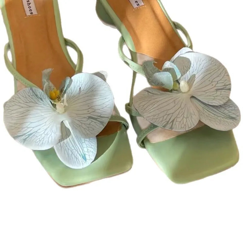 Butterfly Flower Shoe Buckle Clips