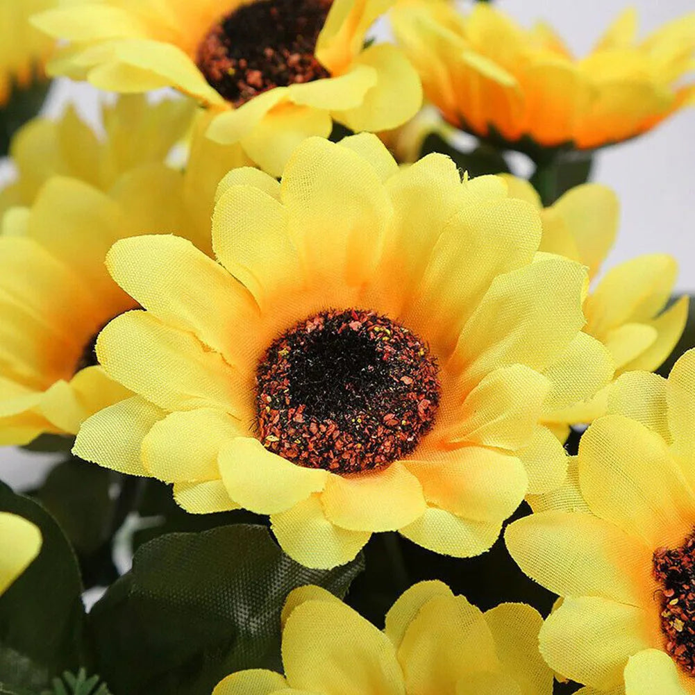 7-Head Silk Sunflower Bouquet