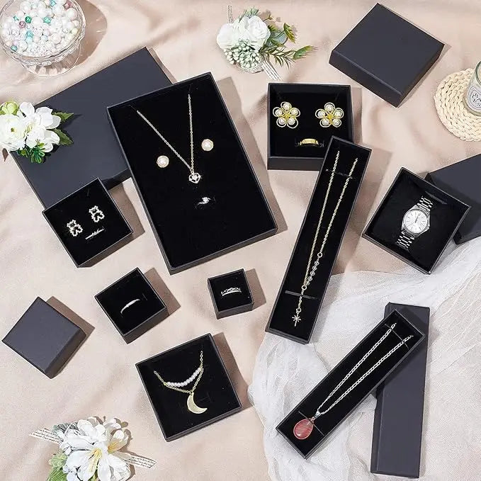 Black Square Jewelry Gift Box