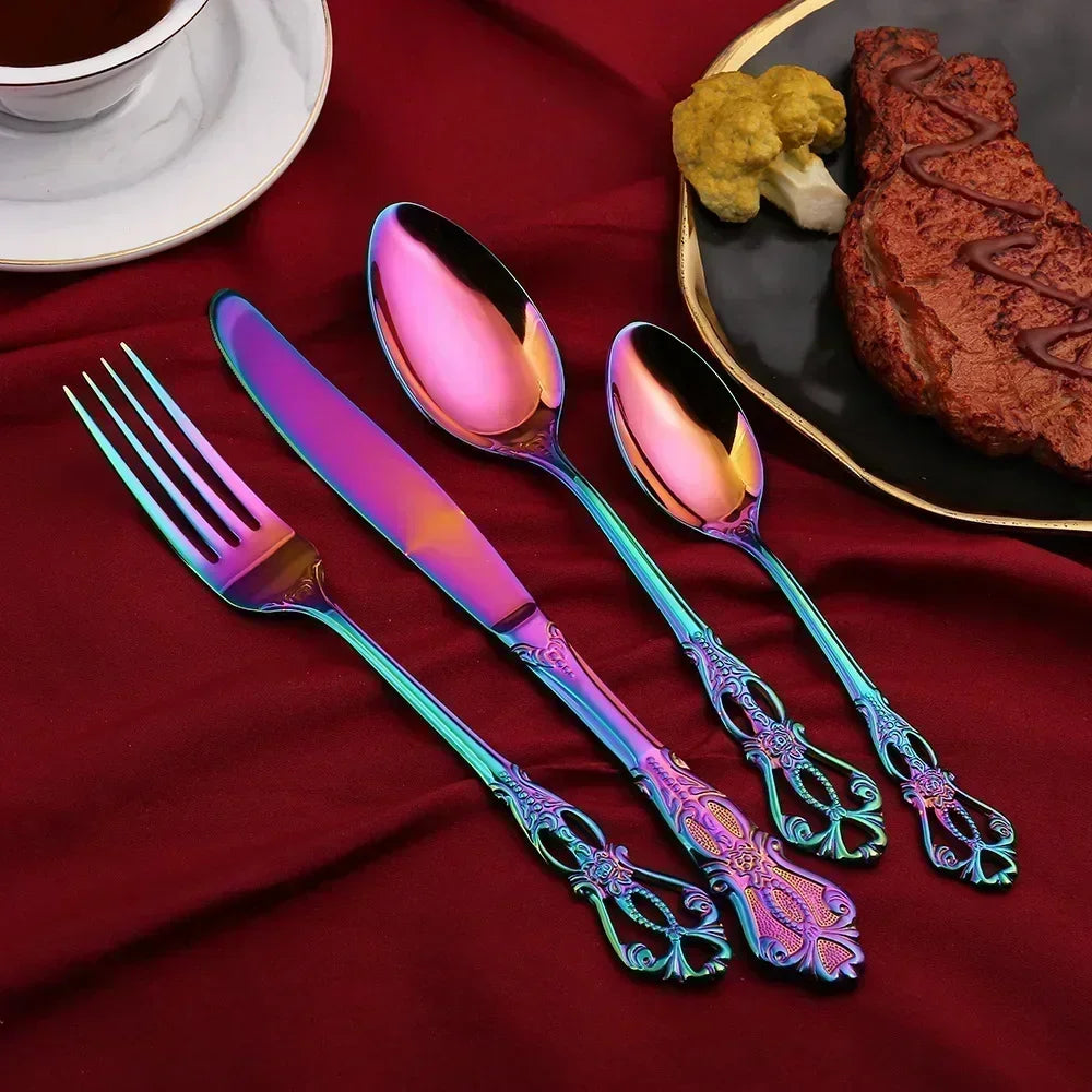 Gold Stainless Steel Cutlery Set