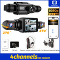 📹 4-Camera Dash Cam