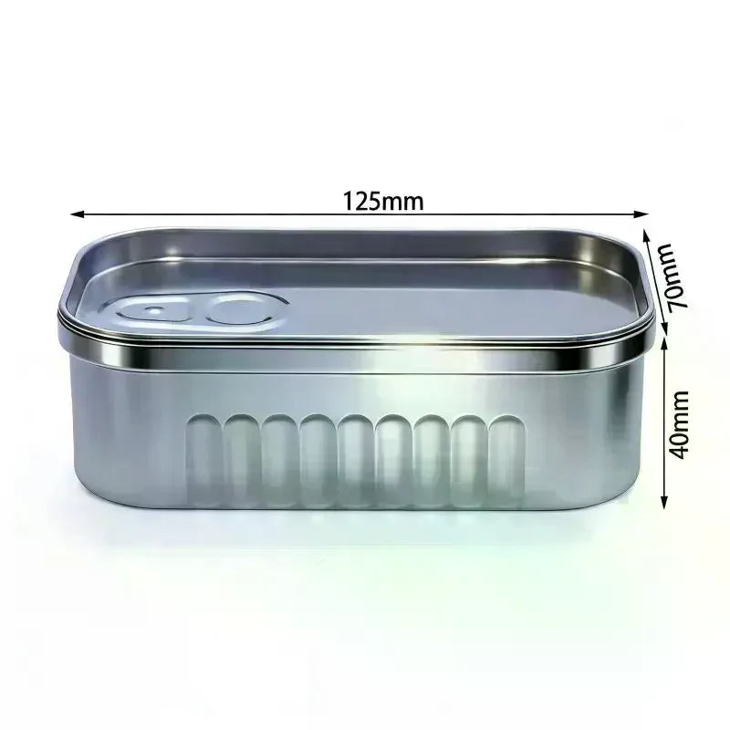 Sardine Can Storage Tin