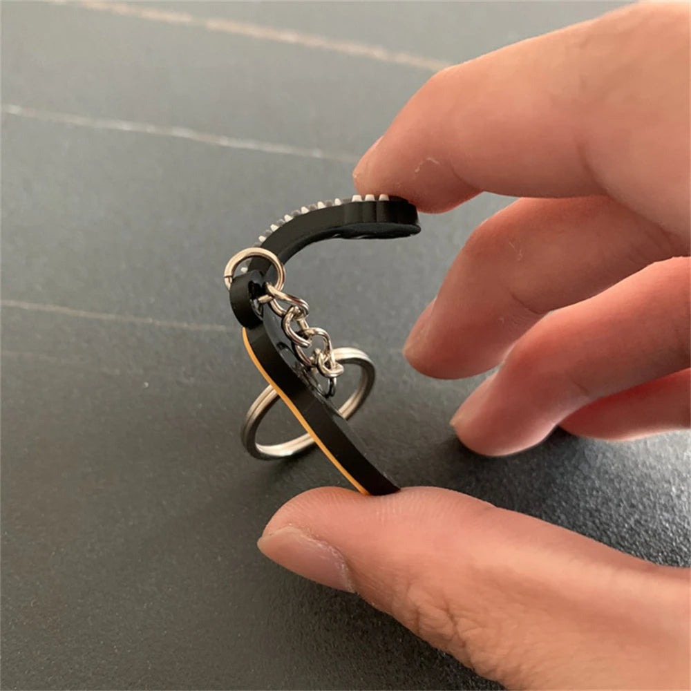 Silicone Music Instrument Keychain