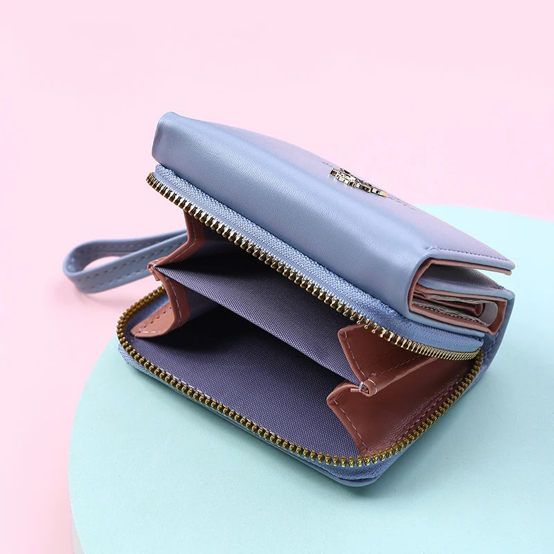 Women's Small Wallet with Coin Pocket