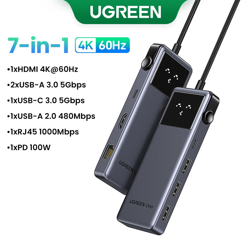 🔌 UGREEN 6-in-1 USB-C Hub