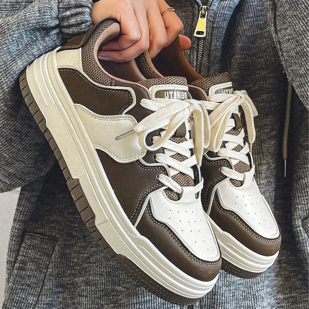 Men's Thick-Sole Casual Sneakers