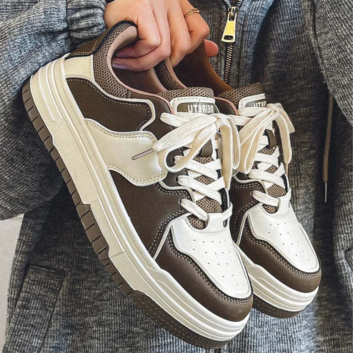 Men's Thick-Sole Casual Sneakers