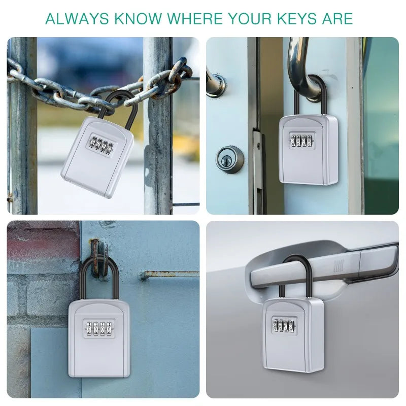 🔐 Zinc Alloy Key Safe Box