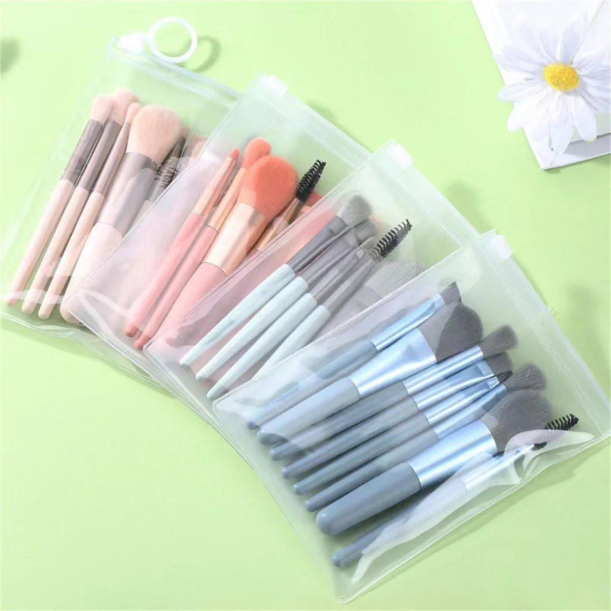 8-Piece Soft Makeup Brush Set