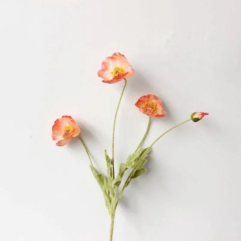 Artificial Poppy Flowers