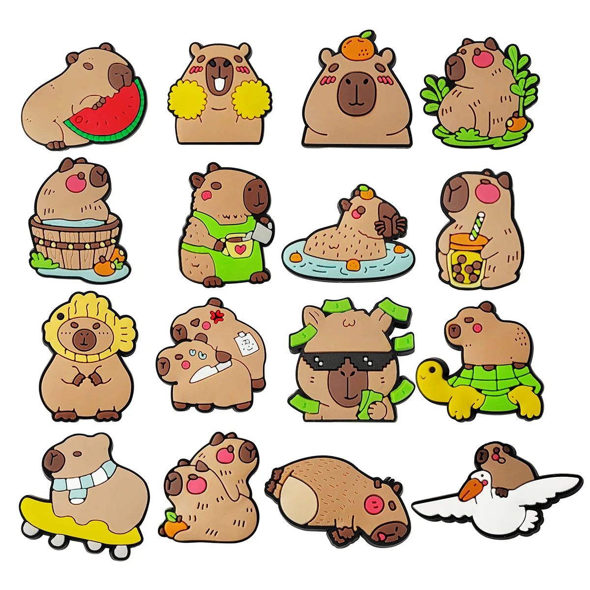 Capybara Shoe Charms