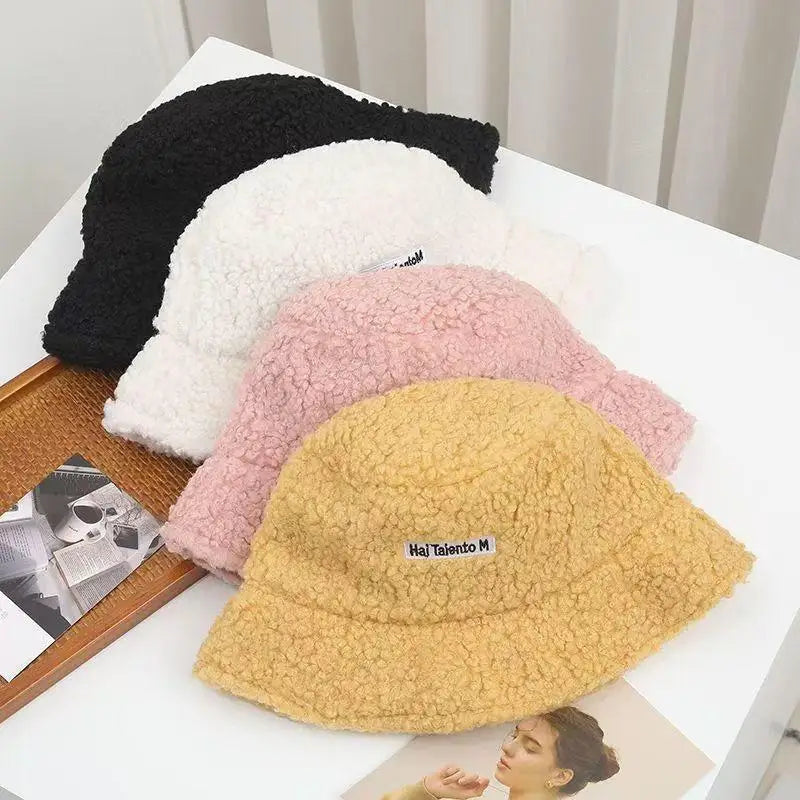 Embroidered Lambswool Bucket Hat