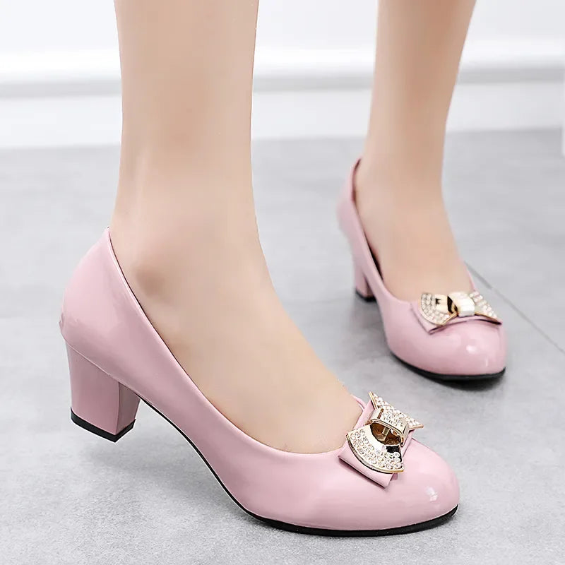 Women's Square-Heel Pumps