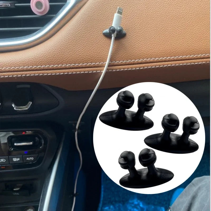 🔌 Car Cable Organizer Clips